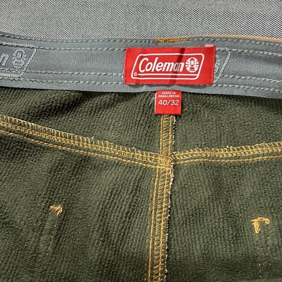 Coleman Men’s Fleece Lined Canvas Work Pants Tan Brown Sz 40x32 Utility Rugged - Picture 8 of 9